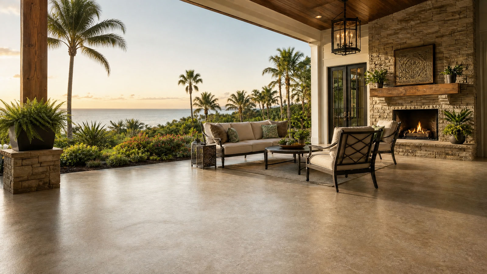 Concrete Coatings & Decorative Finishes in Palm City & Port St. Lucie, FL