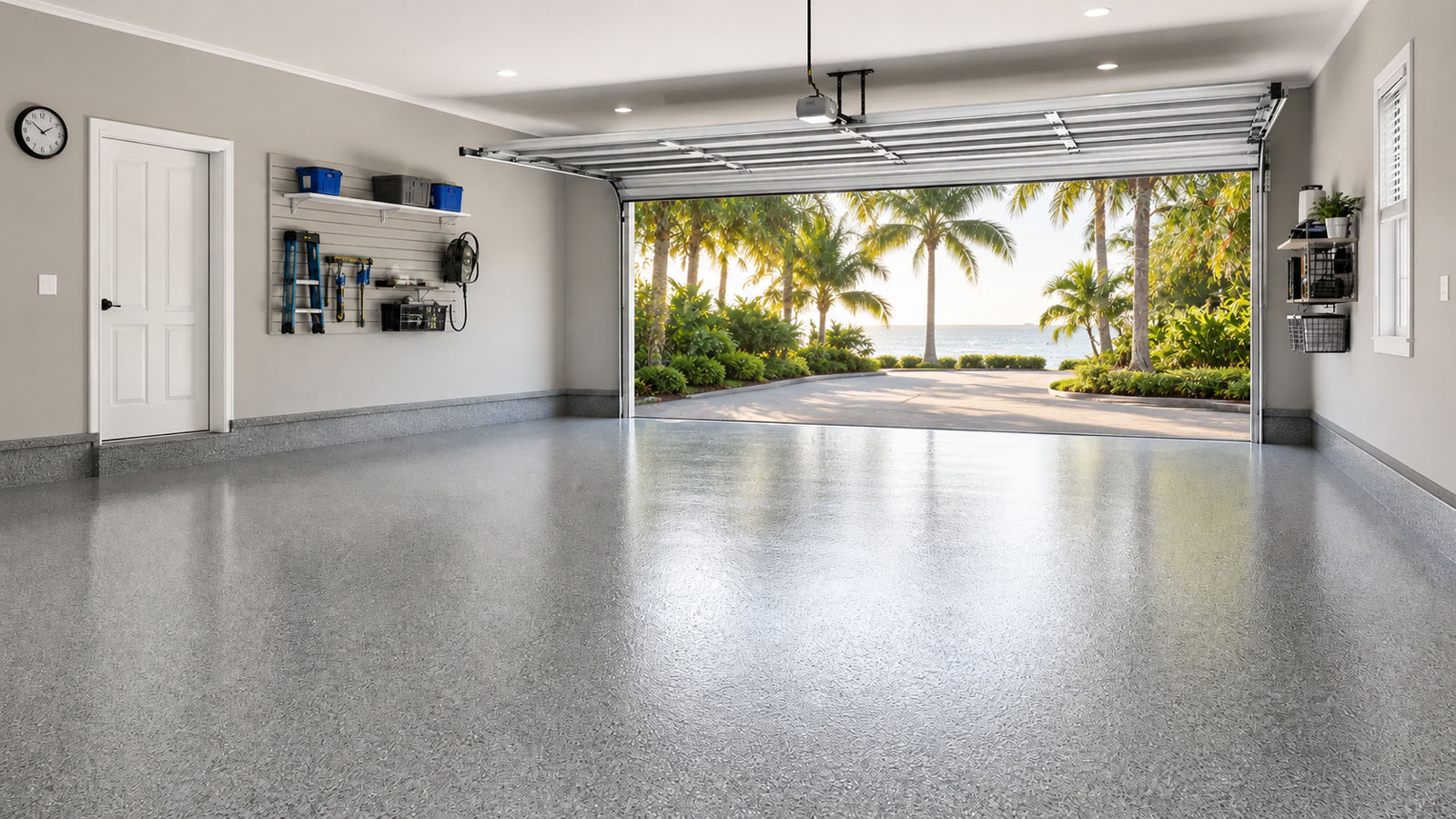 Epoxy Garage Floor Coatings in Palm City & Port St. Lucie, FL